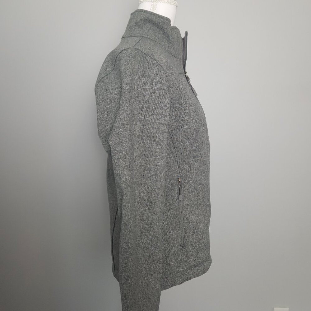 The North Face S Women’s Jacket Full-Zip Heather Gray Fleece Lined – Small - Picture 5 of 7